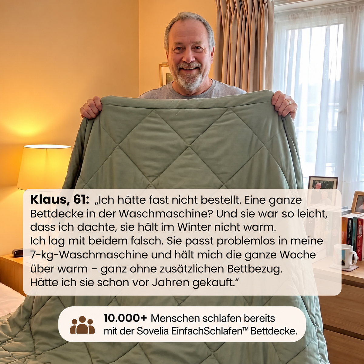 Sovelia EinfachSchlafen™ Bettdecke