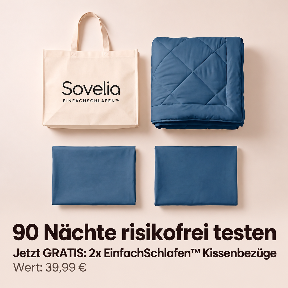 Sovelia EinfachSchlafen™ Bettdecke