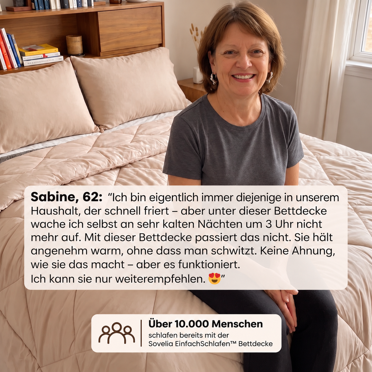 Sovelia EinfachSchlafen™ Bettdecke