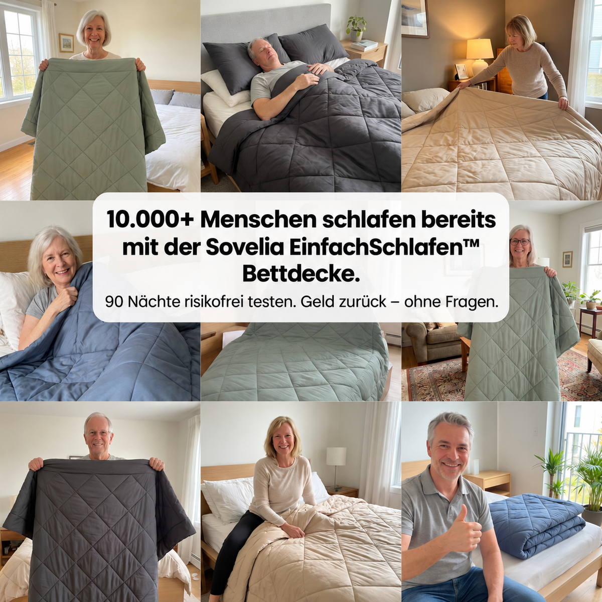 Sovelia EinfachSchlafen™ Bettdecke